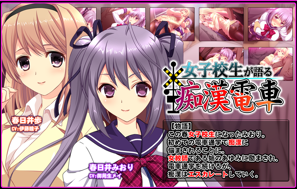 女子校生が語る痴漢電車
